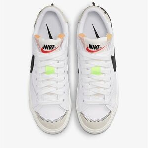 Nike blazer low 77 jumbo white sneakers women's shoes 8.5